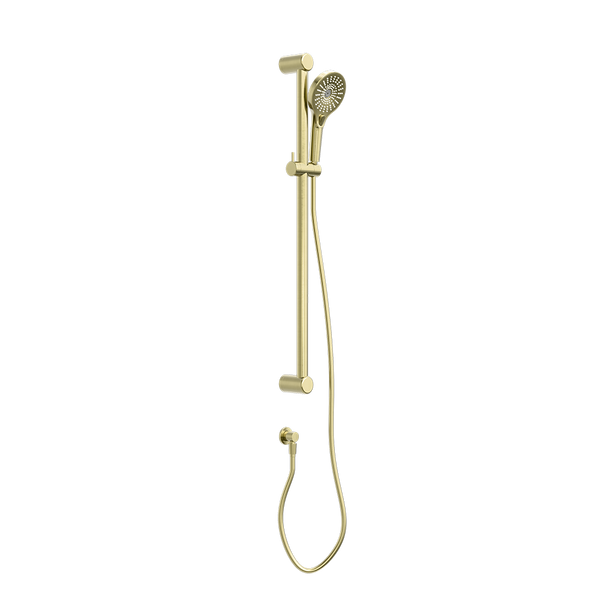 Nero Mecca Care 32mm Grab Rail and Adjustable Shower Rail Set 900mm Brushed Gold