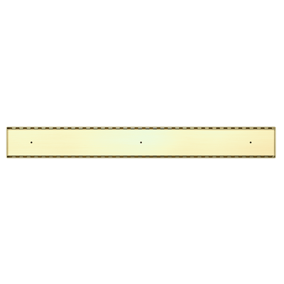 Nero Tile Insert V Channel 900x106mm Floor Grate 80mm Outlet Brushed Gold