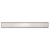 Nero Tile Insert V Channel Floor Grate 80mm Outlet With Hole Saw Brushed Nickel