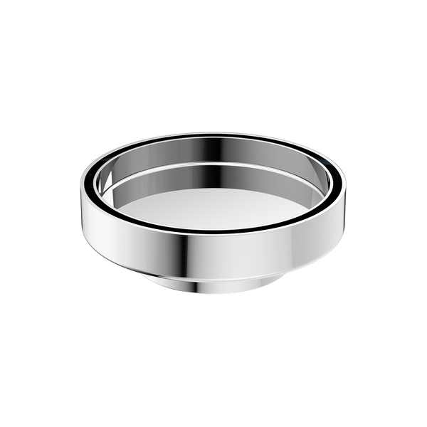 Nero 130mm Round Tile Insert Floor Waste 80mm Outlet Chrome