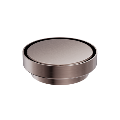 Nero 130mm Round Tile Insert Floor Waste 100mm Outlet Brushed Bronze