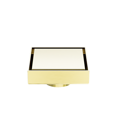 Nero Tile Insert Floor Waste 100mm Outlet Brushed Gold