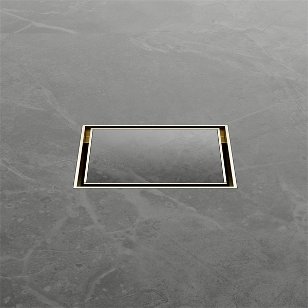 Nero Tile Insert Floor Waste 50mm Outlet Brushed Gold