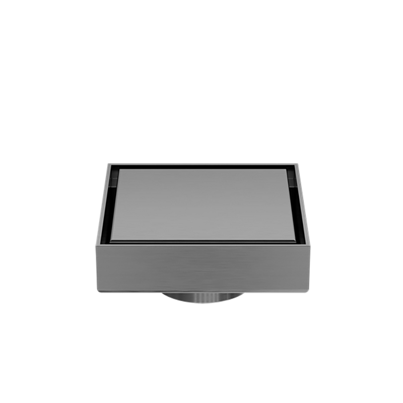 Tile Insert Floor Waste 100mm Outlet Gunmetal