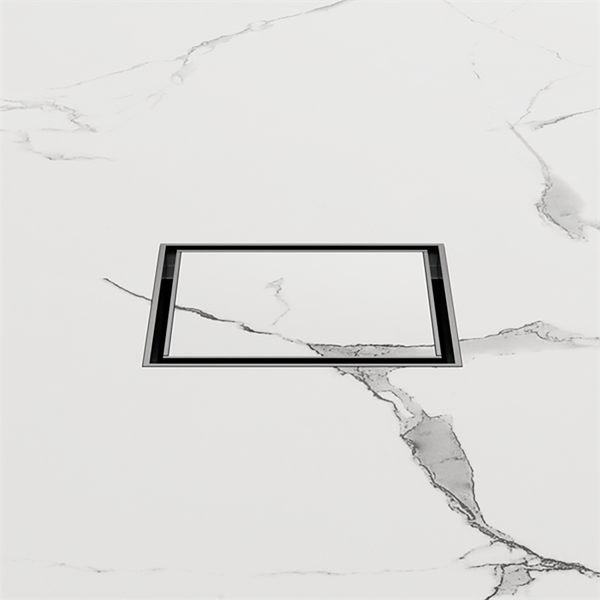 Nero Tile Insert Floor Waste 50mm Outlet Gunmetal