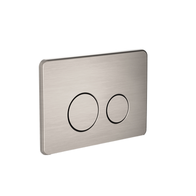 In Wall Toilet Push Plate Brushed Nickel