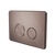 Nero In Wall Toilet Push Plate Brushed Bronze