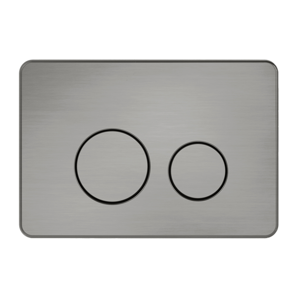 Nero In Wall Toilet Push Plate Graphite