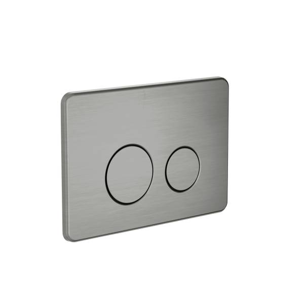 Nero In Wall Toilet Push Plate Graphite