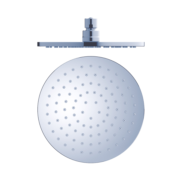 Nero Round Shower Head 200mm Chrome