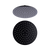 Nero Round Shower Head 200mm Matte Black