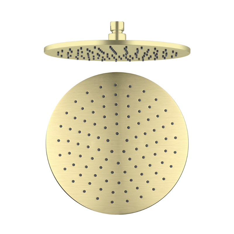 Round Shower Head 250mm Brushed Gold