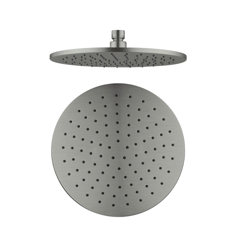 Round Shower Head 250mm Brushed Gunmetal