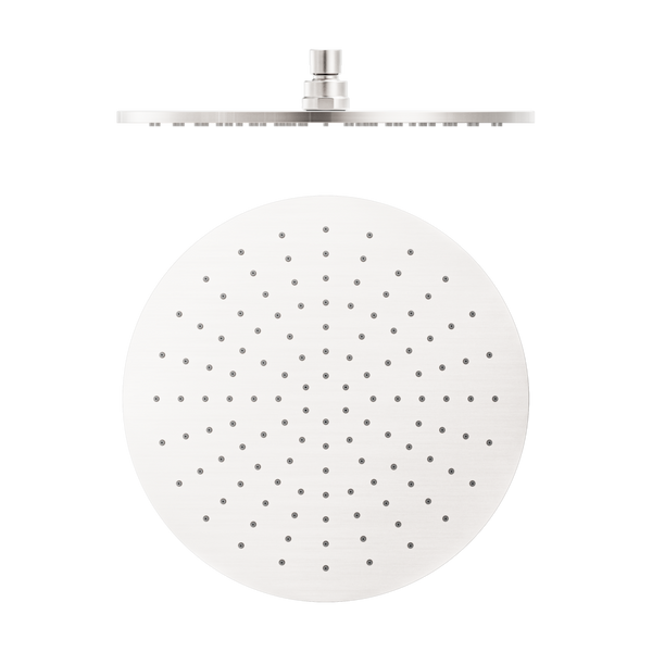 Nero Round Shower Head 300mm Brushed Nickel