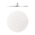 Nero Round Shower Head 300mm Brushed Nickel