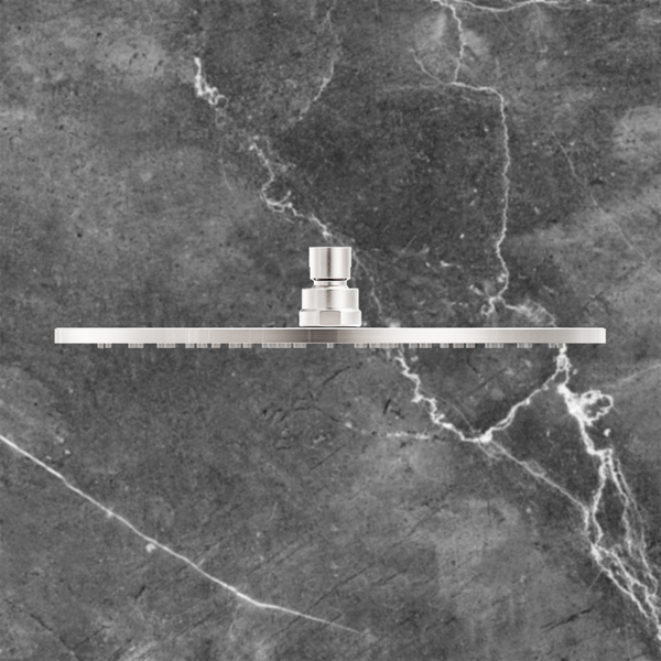 Nero Round Shower Head 300mm Brushed Nickel