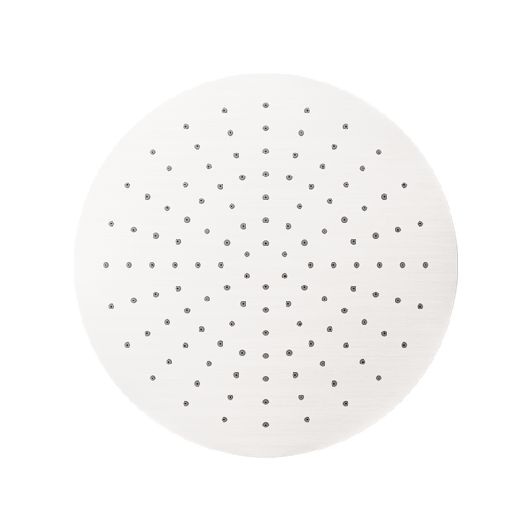 Nero Round Shower Head 300mm Brushed Nickel