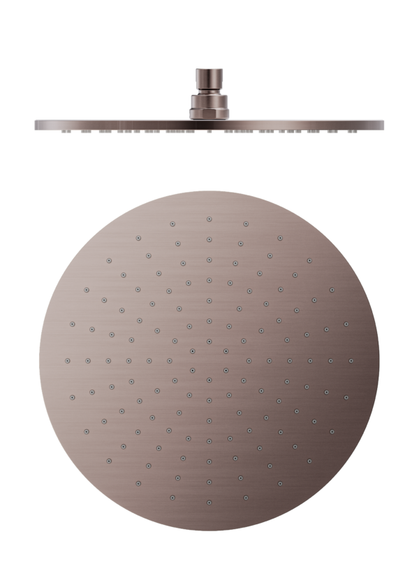 Nero 300mm Round Shower Head Brushed Bronze