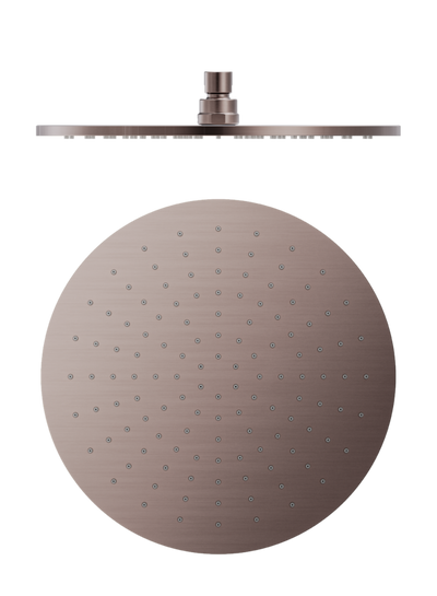 Nero 300mm Round Shower Head Brushed Bronze