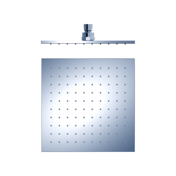 Nero Square Shower Head 250mm Chrome