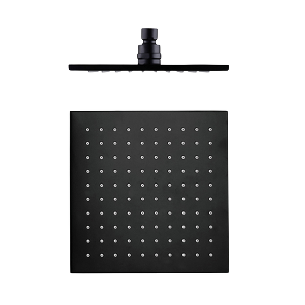 Nero Square Shower Head 250mm Matte Black