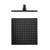 Nero Square Shower Head 250mm Matte Black