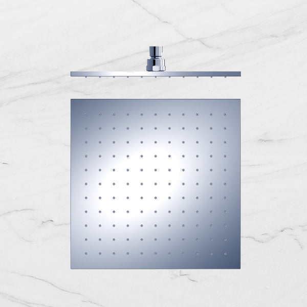 Nero Square Shower Head 300mm Chrome