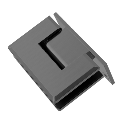 Nero 90 Degree Glass to Wall Shower Hinge 10MM Glass Brushed Gunmetal