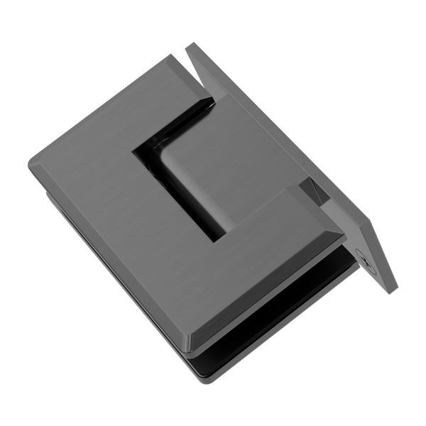 Nero 90 Degree Glass to Wall Shower Hinge 10MM Glass Brushed Gunmetal