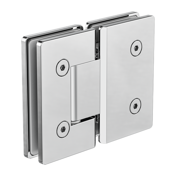 Nero 180 Degree Glass To Glass Shower Hinge 10mm Glass Chrome