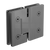 Nero 180 Degree Glass to Glass Shower Hinge 10mm Glass Brushed Gunmetal