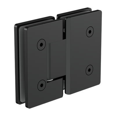 Nero 180 Degree Glass to Glass Shower Hinge 10mm Glass Matte Black