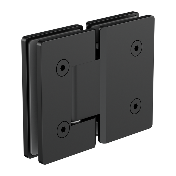 Nero 180 Degree Glass to Glass Shower Hinge 10mm Glass Matte Black