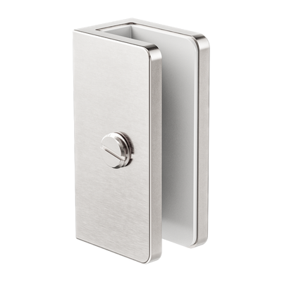 Nero Shower U Bracket 10mm Glass Brushed Nickel