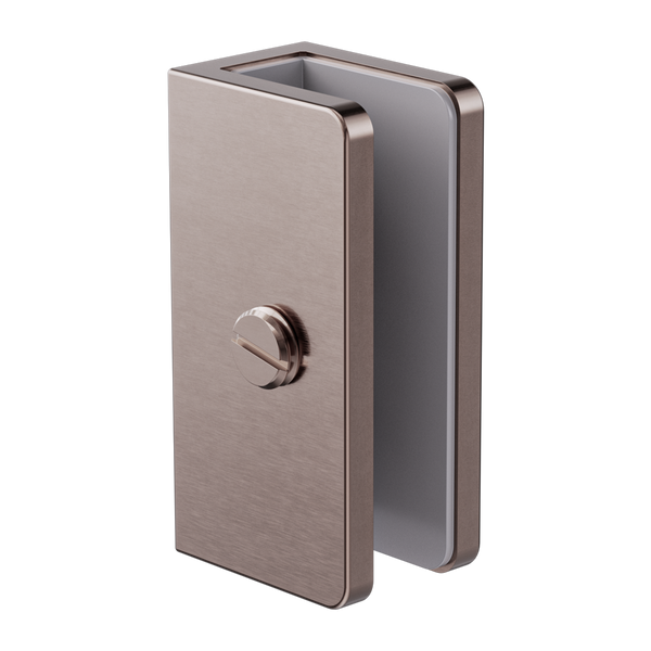 Nero Shower U Bracket 10mm Glass Brushed Bronze