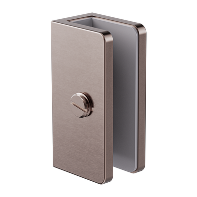 Nero Shower U Bracket 10mm Glass Brushed Bronze