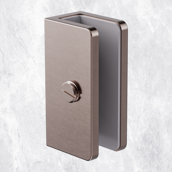 Nero Shower U Bracket 10mm Glass Brushed Bronze