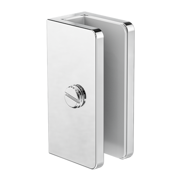 Nero Shower U Bracket 10mm Glass Chrome