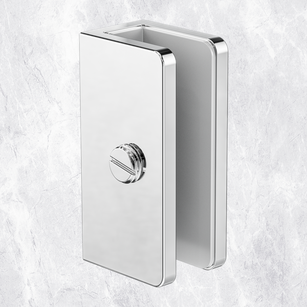 Nero Shower U Bracket 10mm Glass Chrome