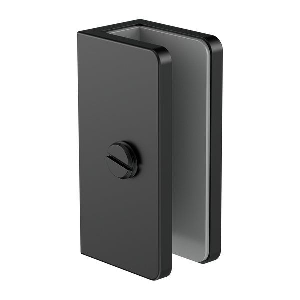 Nero Shower U Bracket 10mm Glass Matte Black