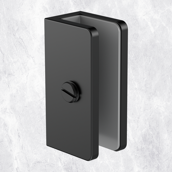 Nero Shower U Bracket 10mm Glass Matte Black