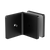 Nero 90 Degree Glass To Wall Bracket 10mm Glass Matte Black