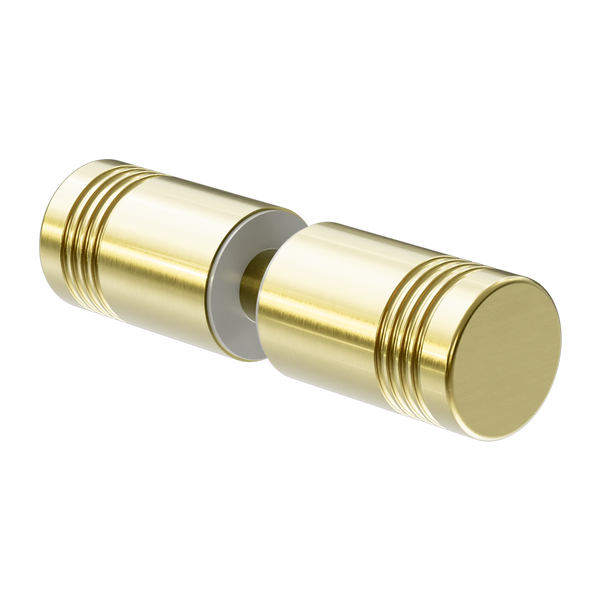 Nero Round Shower Knob Brushed Gold