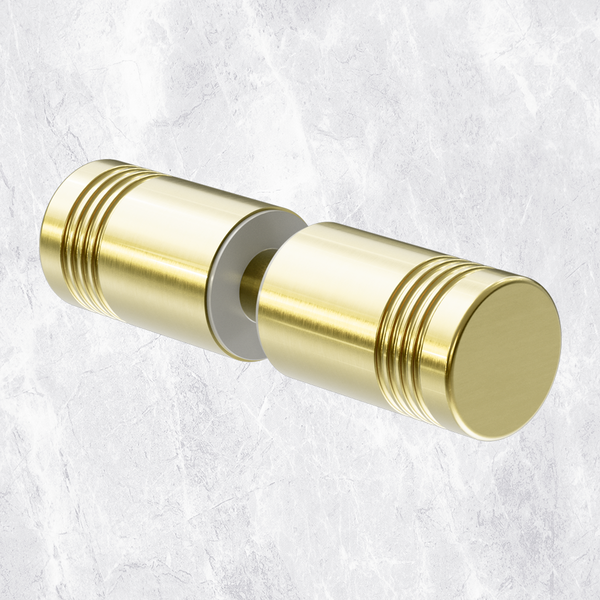 Nero Round Shower Knob Brushed Gold