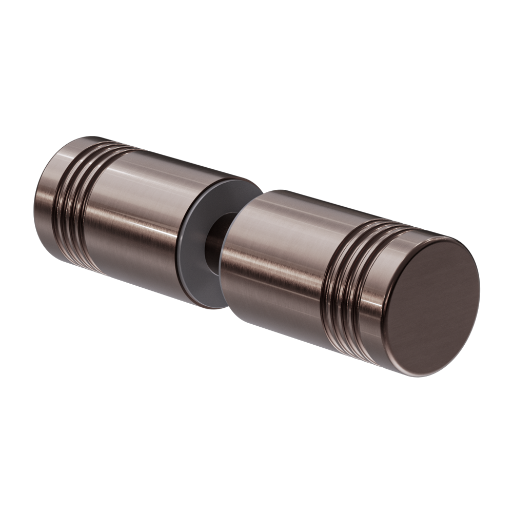 Nero Round Shower Knob Brushed Bronze Buildmat