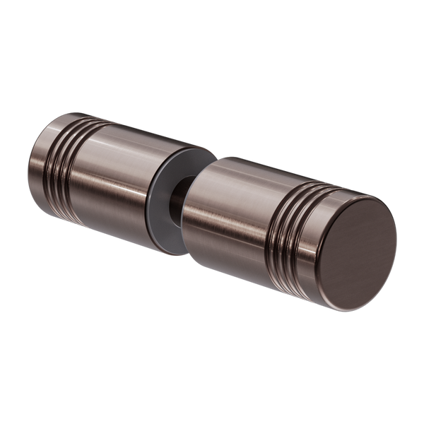 Nero Round Shower Knob Brushed Bronze