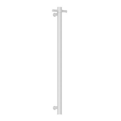 Nero Heated Vertical Towel Rail Matte White