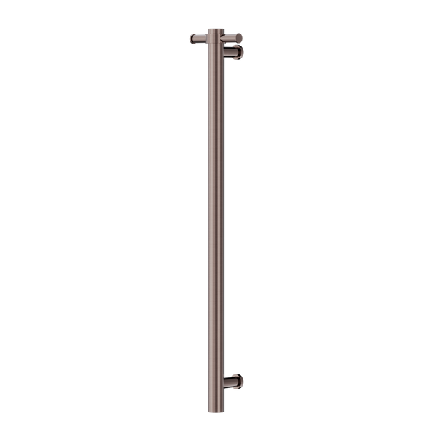 Nero Non-Heated Vertical Towel Rail Brushed Bronze