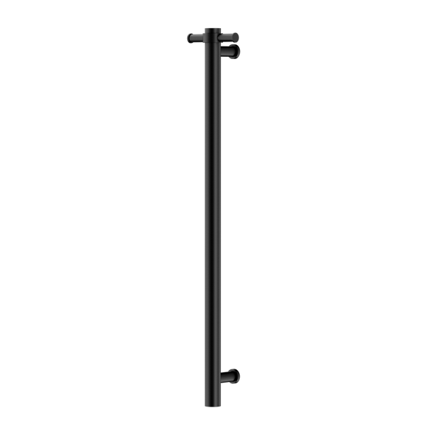 Nero Non-Heated Vertical Towel Rail 900mm Matte Black
