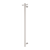 Nero Mecca 240V Single Vertical Heated Towel Rail Brushed Nickel
